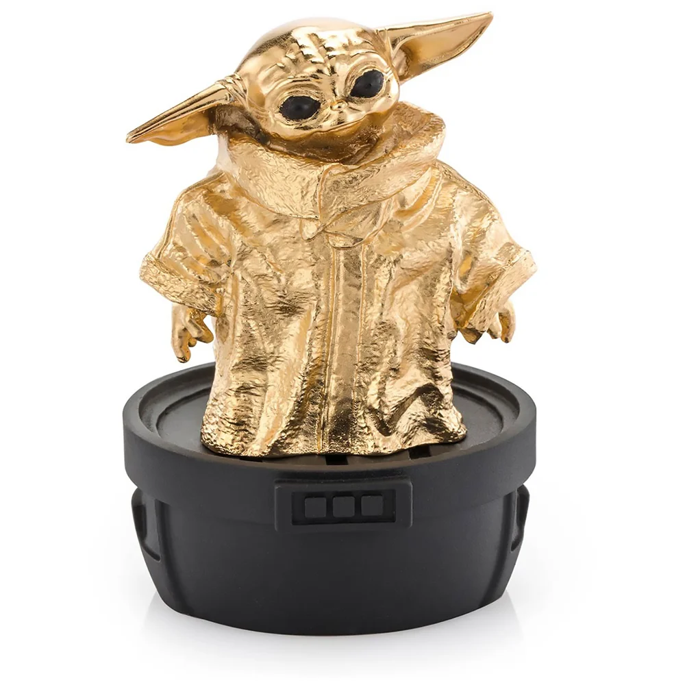 Royal Selangor Star Wars Limited Edition Gilt Grogu Figurine Afbeelding 1