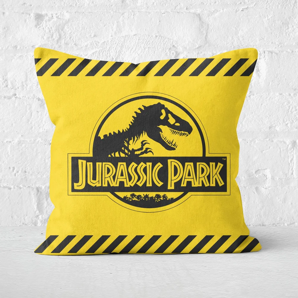Jurassic Park Tape Square Cushion - 50x50cm - Soft Touch Afbeelding 1