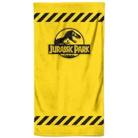 Jurassic Park Tape Beach Towel - undefined undefined