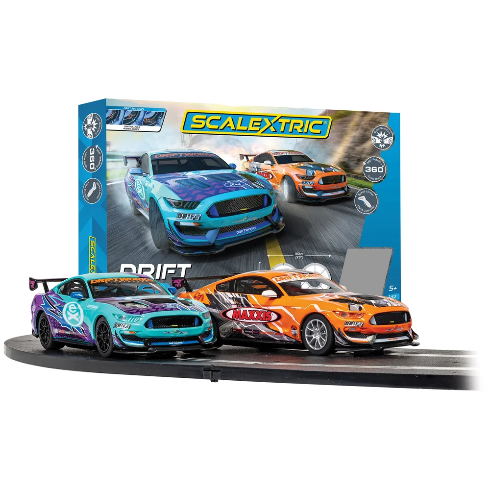 Scalextric Drift 360 Race Set (1:32 Scale) Afbeelding 1