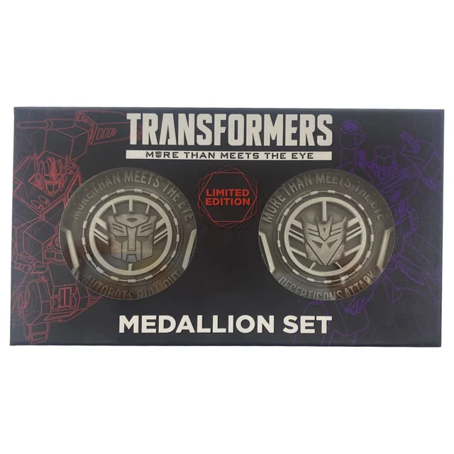 Fanattik Transformers Limited Edition Medaillon Set