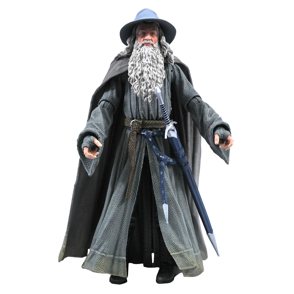 Diamond Select Lord Of The Rings Deluxe Action Figure - Gandalf The Grey Afbeelding 1