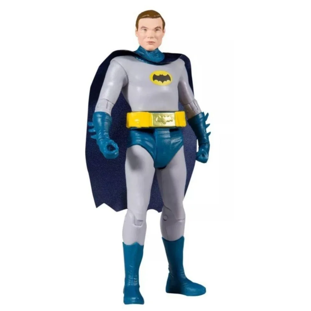 McFarlane DC Retro Classic Batman '66 Batman Unmasked Action Figure NYCC Edition Afbeelding 1