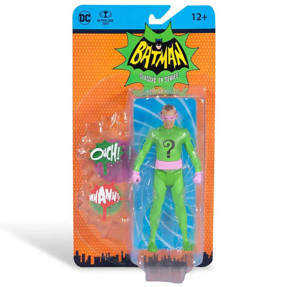 McFarlane DC Retro Classic Batman '66 The Riddler Action Figure Afbeelding 1