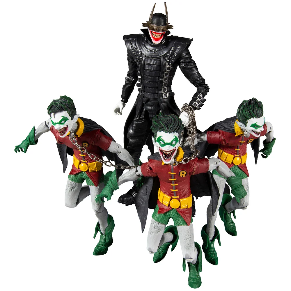McFarlane DC Comics Batman Who Laughs with Robins Of Earth Collectors Action Figure Set Afbeelding 1