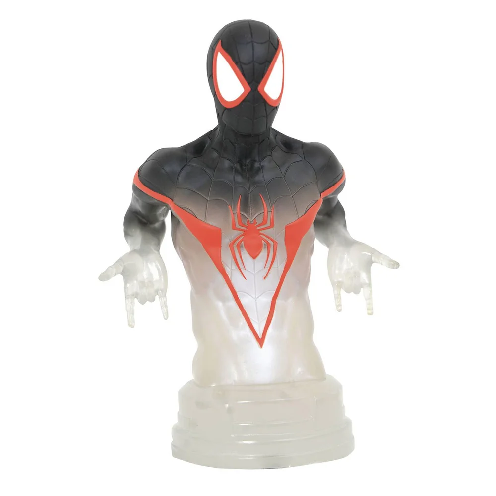 Diamond Select Marvel Comics Spider-Man Miles Morales (Camouflage) Bust (SDCC 2021 Exclusive) Afbeelding 1