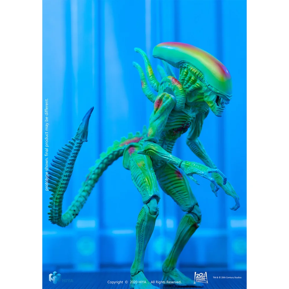 HIYA Toys Alien Vs. Predator Thermal Vision Alien Warrior Exquisite Mini 1/18 Schaalfiguur Afbeelding 1