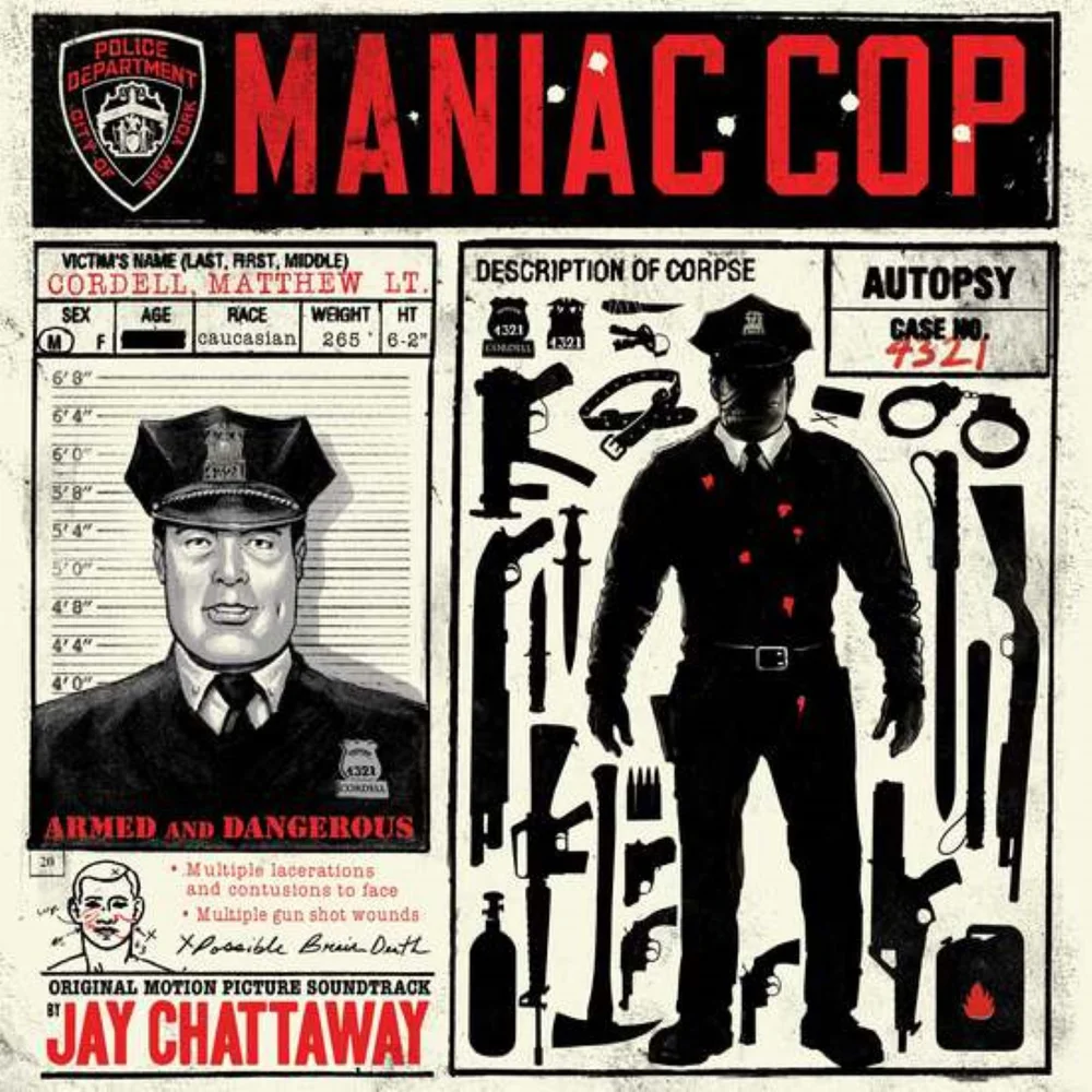 Ship To Shore - Maniac Cop (Original Motion Picture Soundtrack) LP (Rood) Afbeelding 1