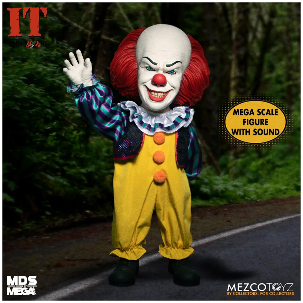 Mezco It (1990) Pennywise MDS Mega Schaal Pop met Geluid Afbeelding 1