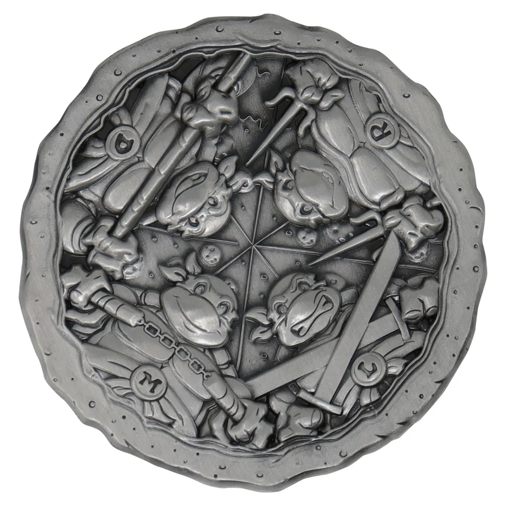 Fanattik Teenage Mutant Ninja Turtles Limited Edition Pizza Medallion Afbeelding 1