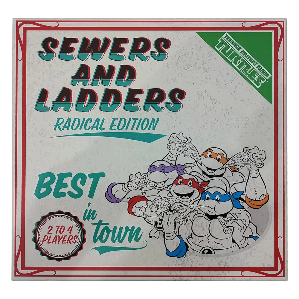 Fanattik Teenage Mutant Ninja Turtles Sewers & Ladders Board Game Afbeelding 1