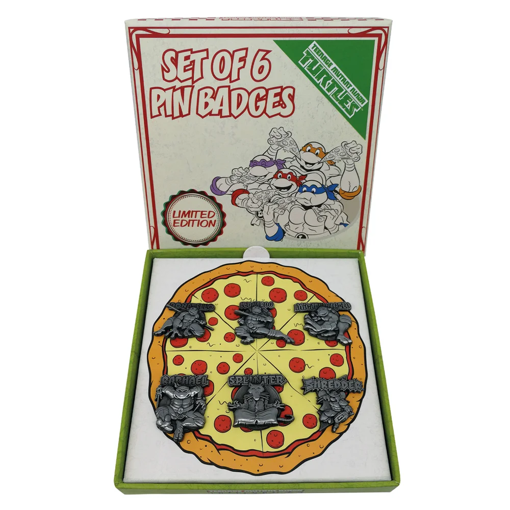 Fanattik Teenage Mutant Ninja Turtles Pin Badge Set Afbeelding 1