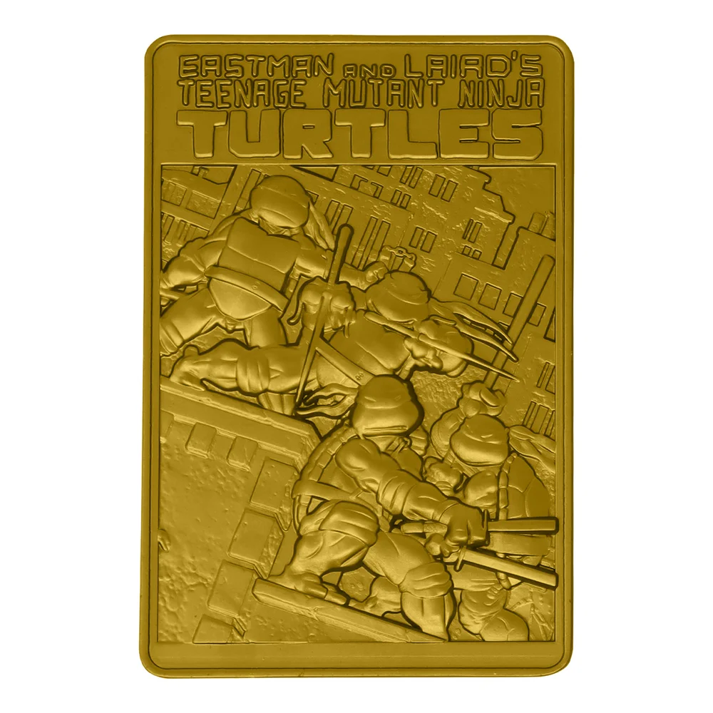 Fanattik Teenage Mutant Ninja Turtles 24k gold plated ingot Afbeelding 1