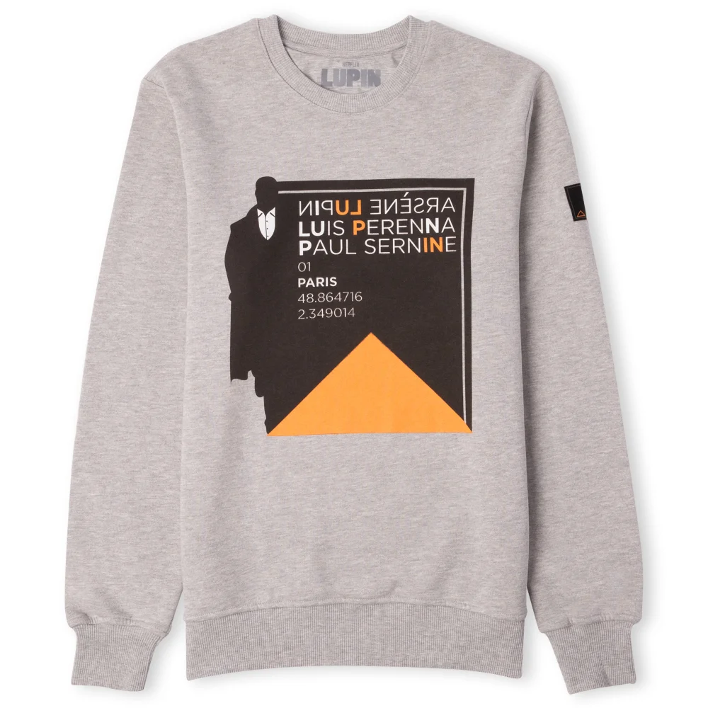Lupin Silhouette Unisex Sweatshirt - Grey - S Afbeelding 1