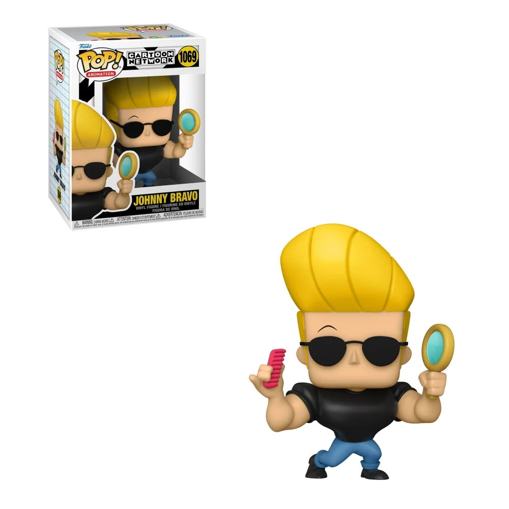 Johnny Bravo with Mirror and Comb Funko Pop! Vinyl Afbeelding 1