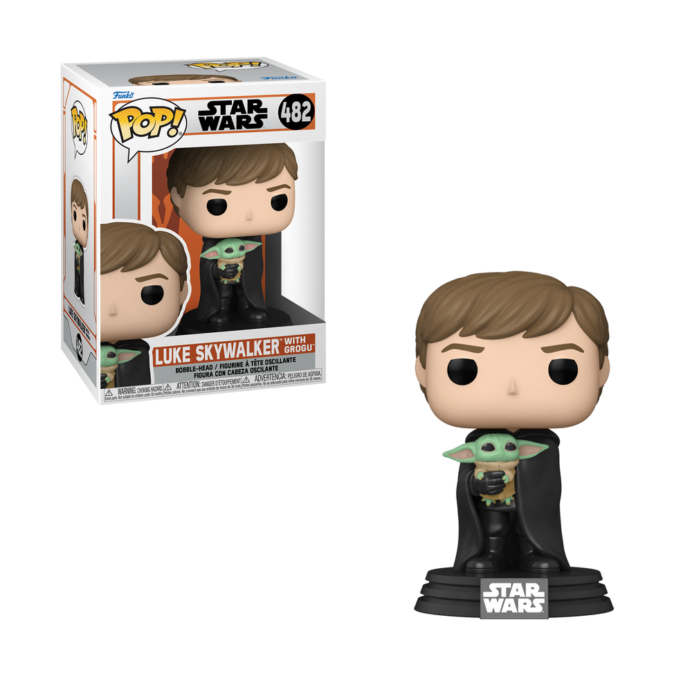 Star Wars The Mandalorian Luke Skywalker with The Child Funko Pop! Vinyl Afbeelding 1