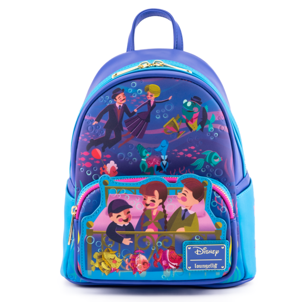 Loungefly Disney Bedknobs And Broomsticks Beautiful Briny Ballroom Mini Backpack Afbeelding 1