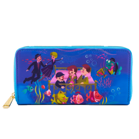 Loungefly Disney Bedknobs And Broomsticks Underwater Zip Around Wallet Afbeelding 1