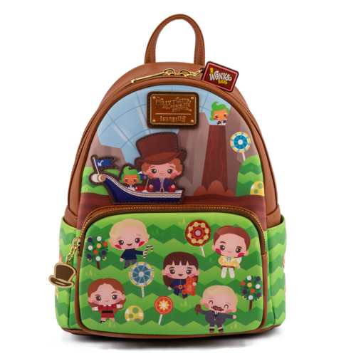 Loungefly WB Charlie And The Chocolate Factory 50th Anniversary Mini Backpack Afbeelding 1