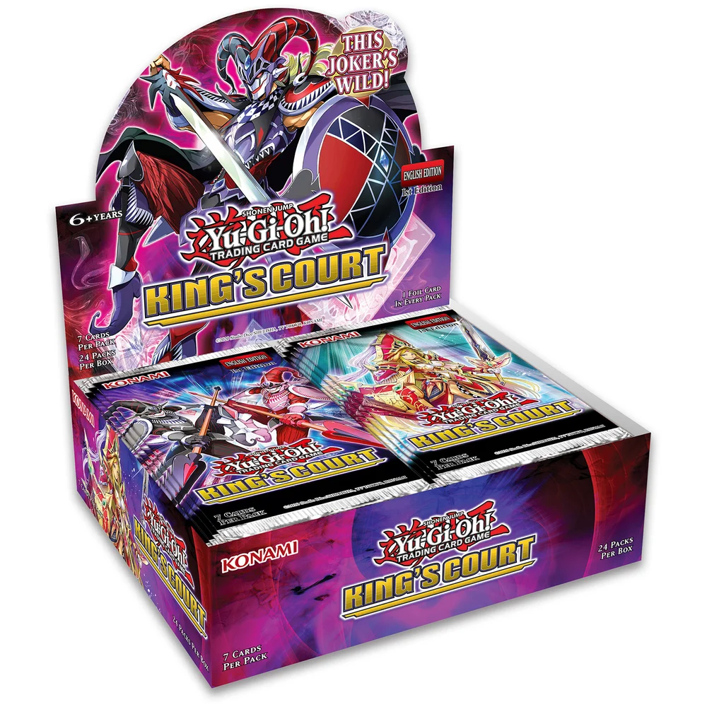 Yu-Gi-Oh! TCG: King's Court Booster Full Booster Display (24 Boosters) Afbeelding 1