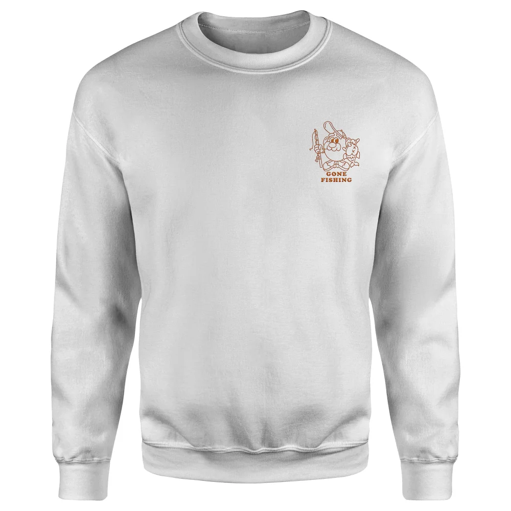 Mr. Potato Head Gone Fishing Unisex Sweatshirt - White - S Afbeelding 1