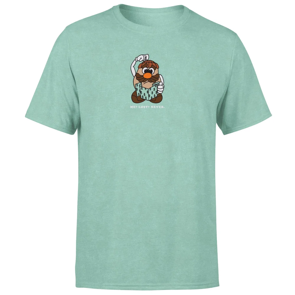 Mr. Potato Head Never Lost Men's T-Shirt - Mint Acid Wash - S Afbeelding 1