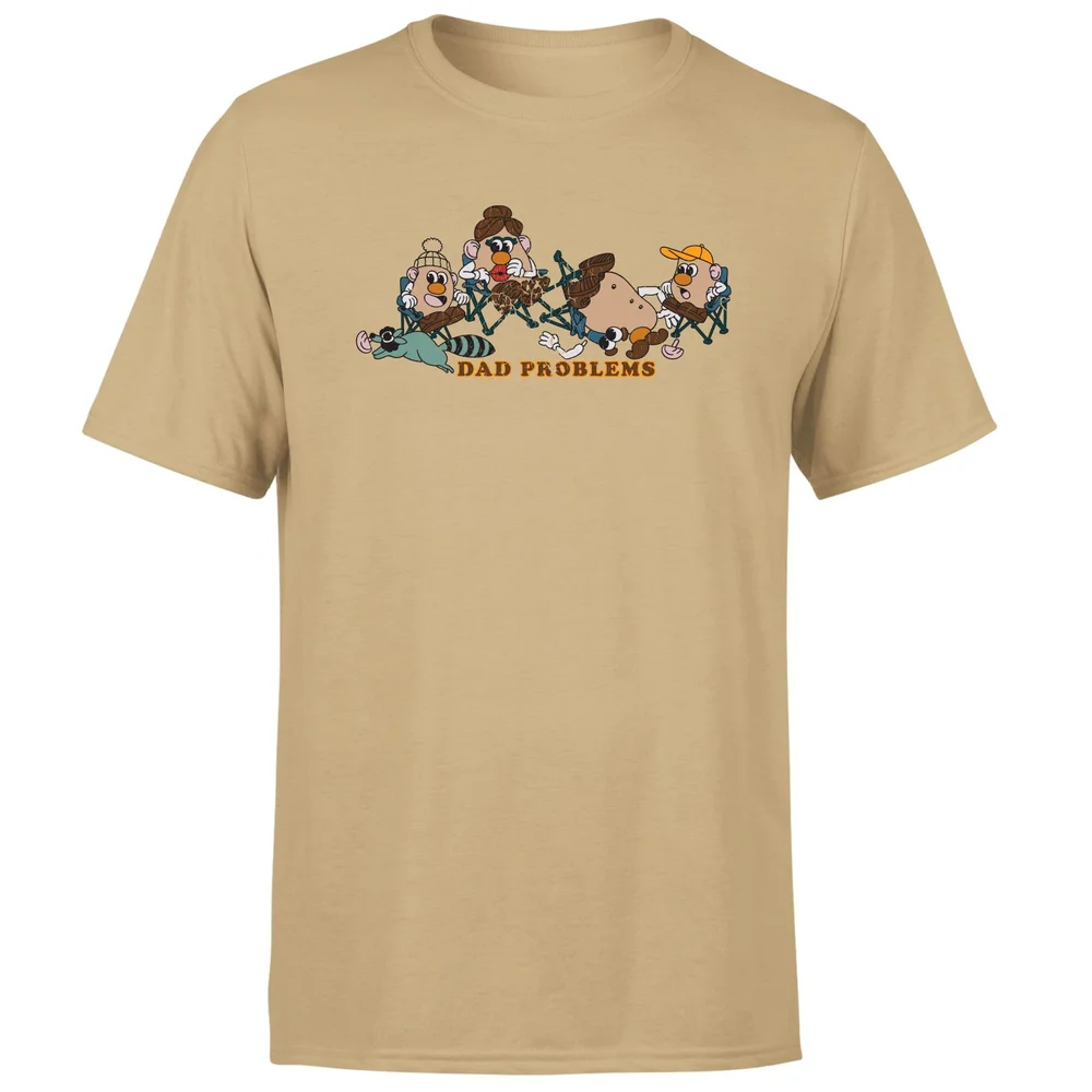 Mr. Potato Head Dad Problems Men's T-Shirt - Tan - L Afbeelding 1