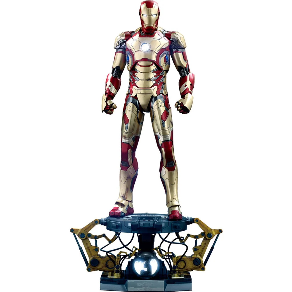 Hot Toys Iron Man 3 Action Figure 1/4 Iron Man Mark XLII Deluxe Version 49 cm Afbeelding 1