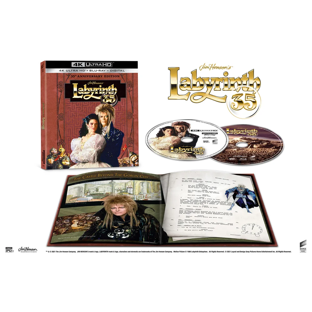 Labyrinth - Zavvi Exclusive 35th Anniversary 4K Ultra HD (Includes Blu-ray) Afbeelding 1