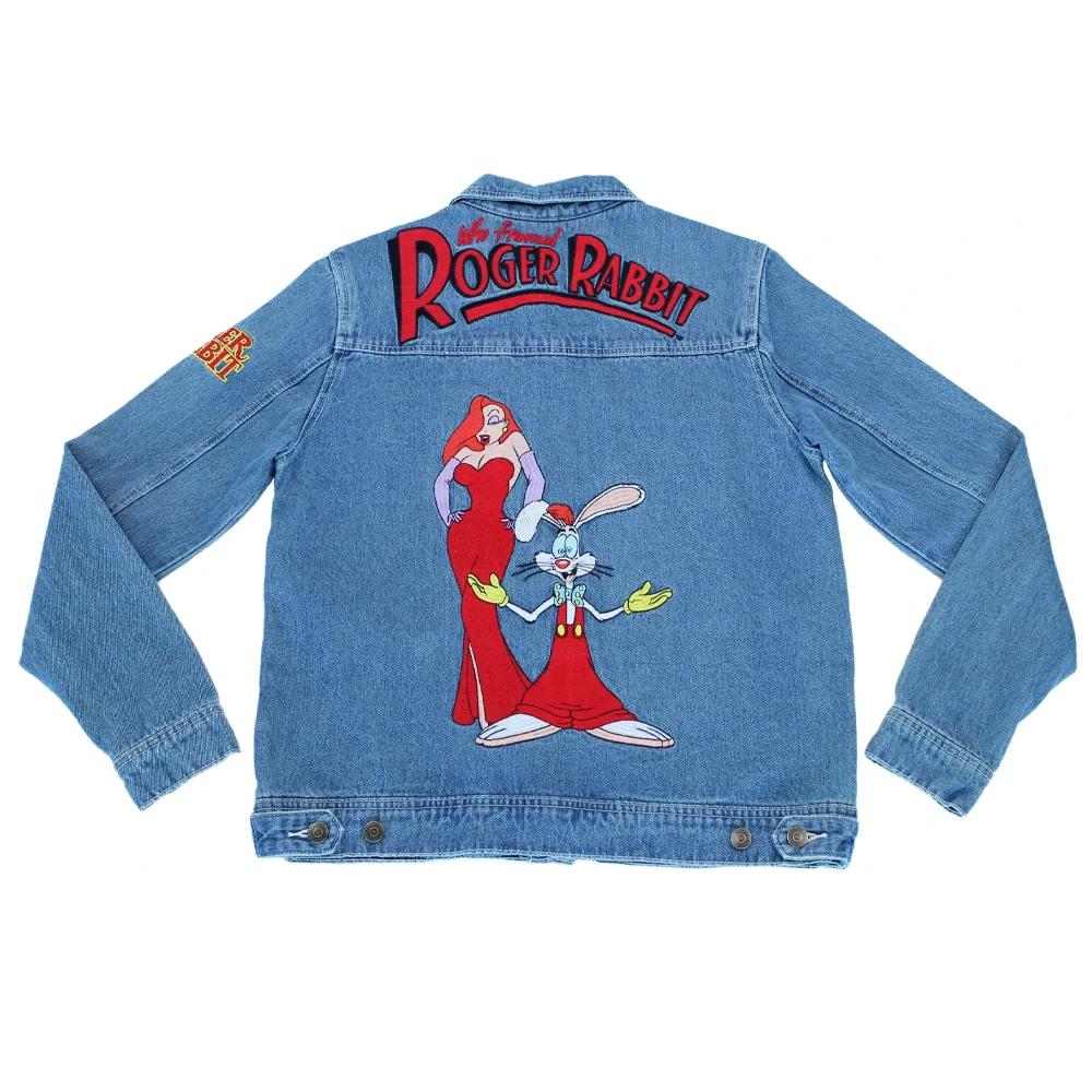 Cakeworthy Roger Rabbit Denim Jacket - L Afbeelding 1