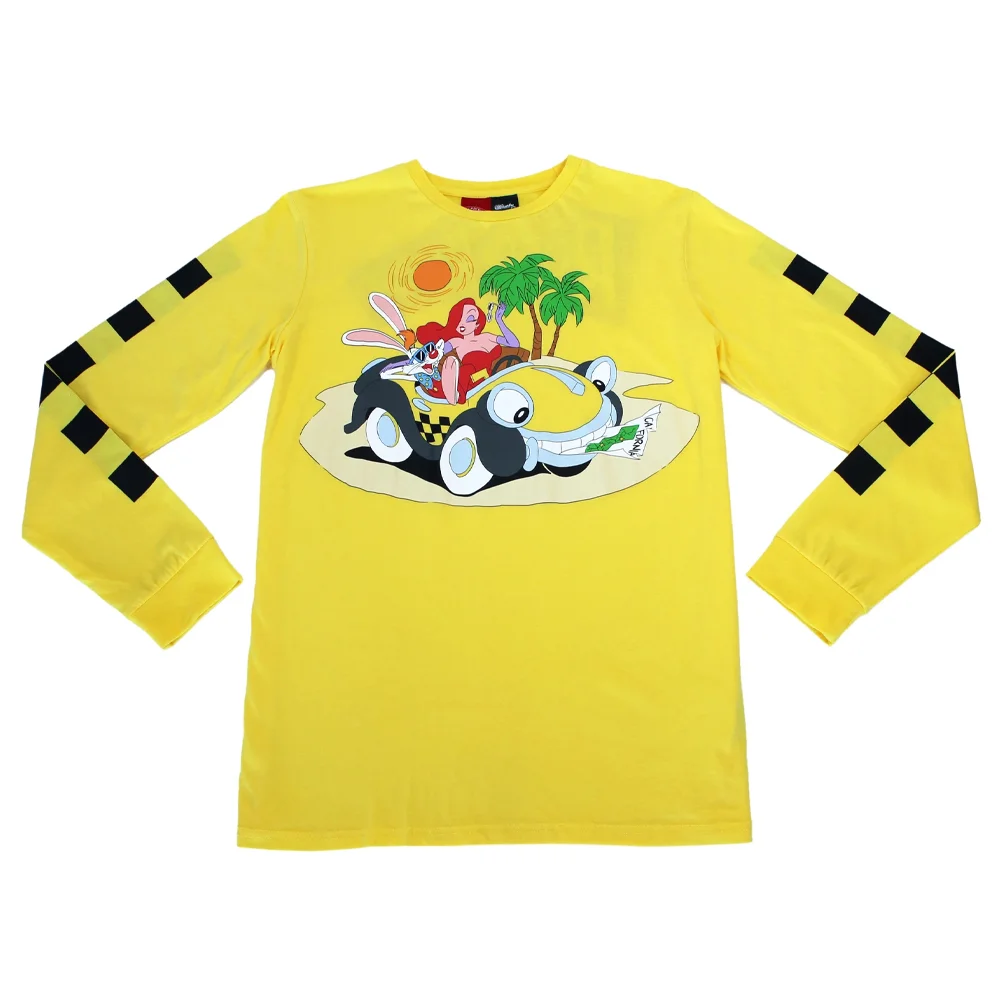 Cakeworthy Roger Rabbit Benny The Cab LS T-Shirt - M Afbeelding 1
