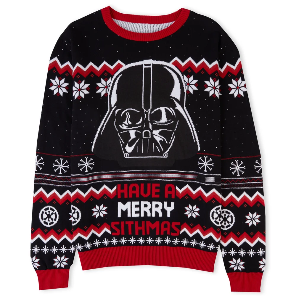 Have a Merry Sithmas Christmas Knitted Jumper Black - XS Afbeelding 1