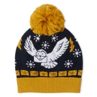Harry Potter Owl Mail Christmas Beanie Navy - undefined undefined