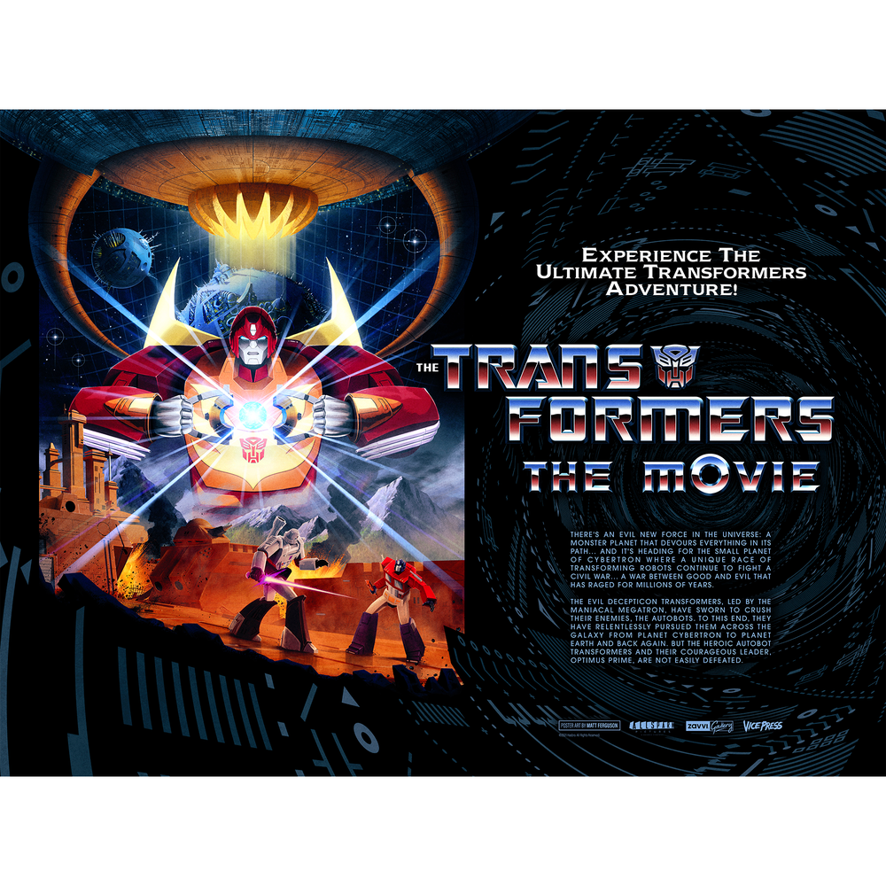 Transformers 30x40" Lithograph Print Quad Variant by Matt Ferguson Afbeelding 1