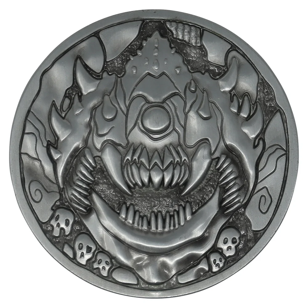 Fanattik Doom Cacodemon Level Up Collectors Medallion Afbeelding 1