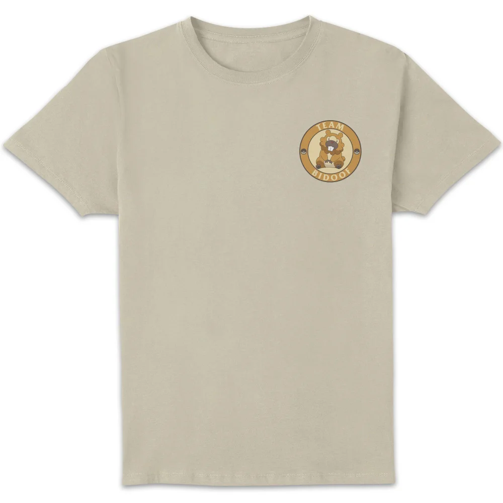 Pokémon Team Bidoof Unisex T-Shirt - Cream - L Afbeelding 1