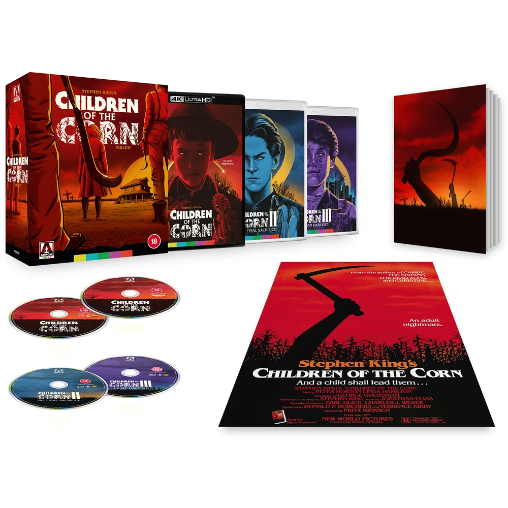 Children of the Corn Trilogy - Limited Edition 4K Ultra HD (Includes Blu-ray) Afbeelding 1