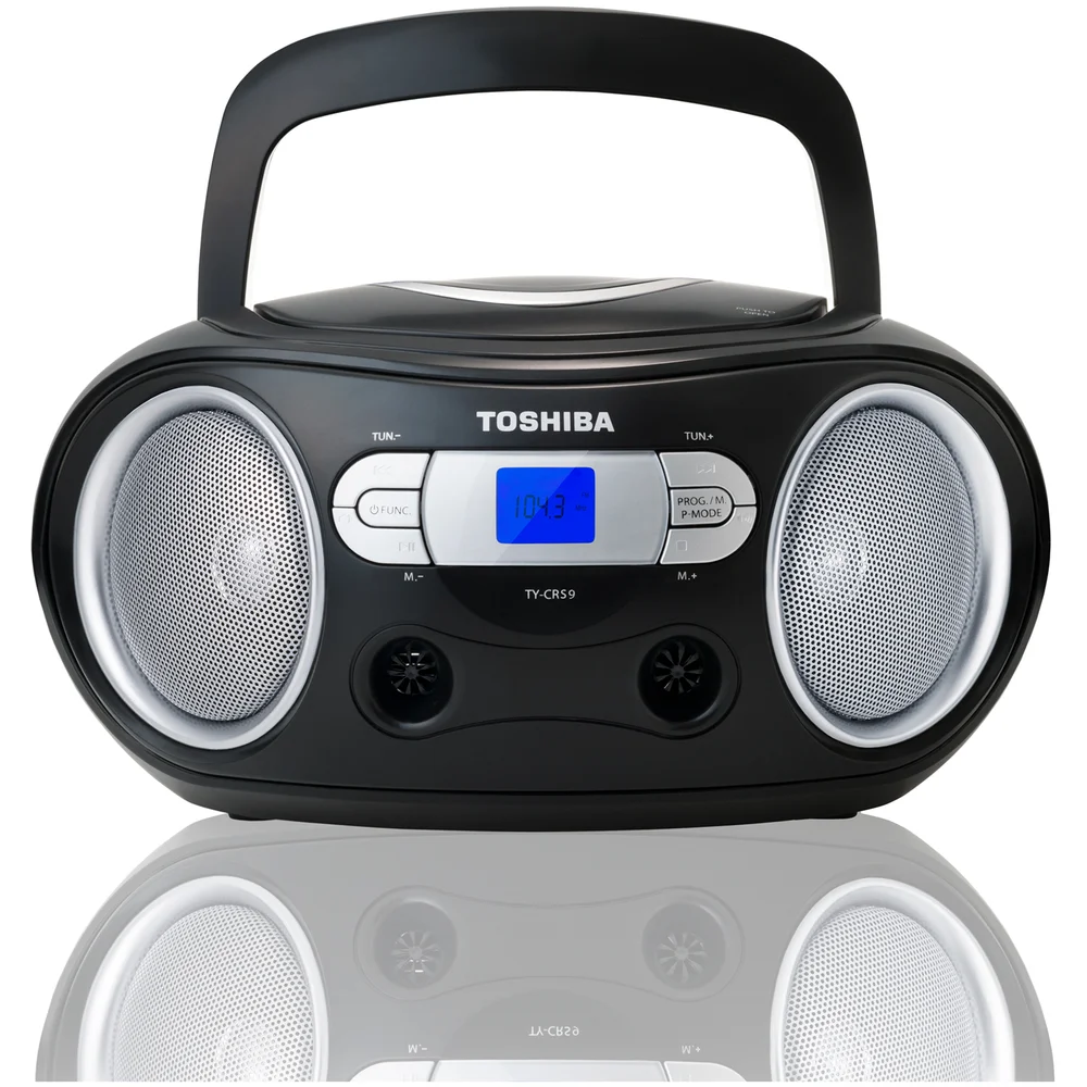 Toshiba Portable CD Boombox - Black Afbeelding 1