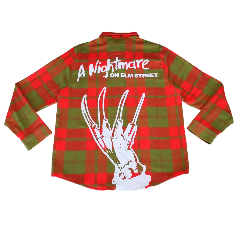 Cakeworthy Nightmare On Elm Street Flannel - S Afbeelding 1