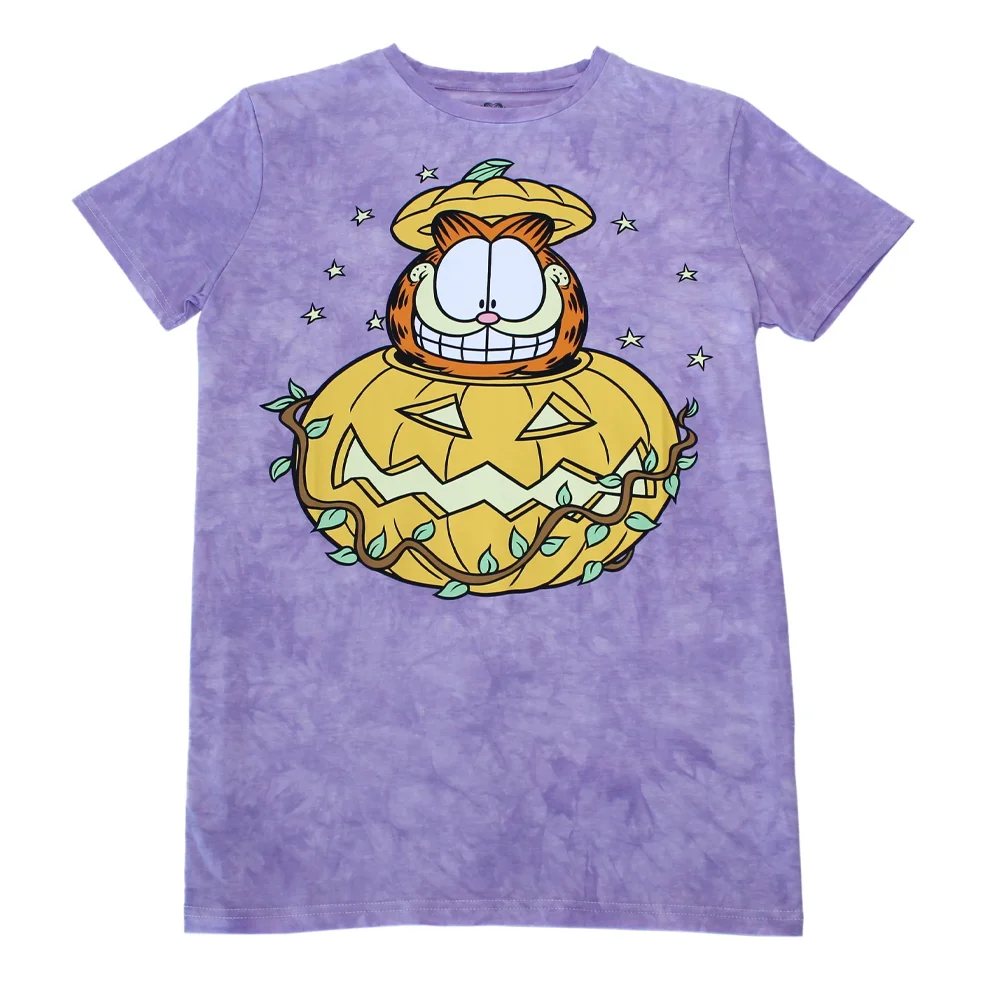 Cakeworthy Garfield Pumpkin T-Shirt - S Afbeelding 1