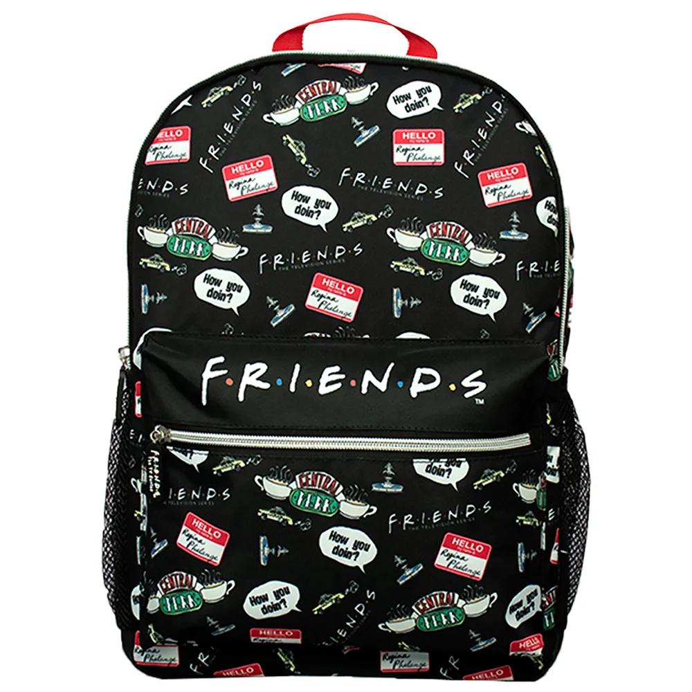Friends Black AOP Backpack Afbeelding 1