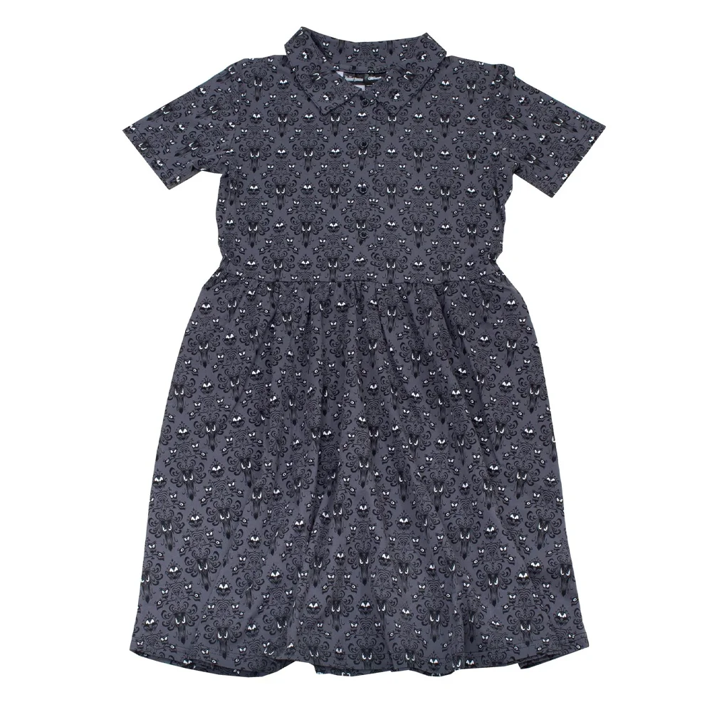 Cakeworthy Haunted Mansion Wallpaper BU Dress - S Afbeelding 1