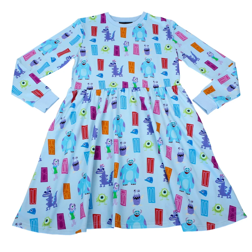 Cakeworthy Monsters Inc Sweater Dress - S Afbeelding 1