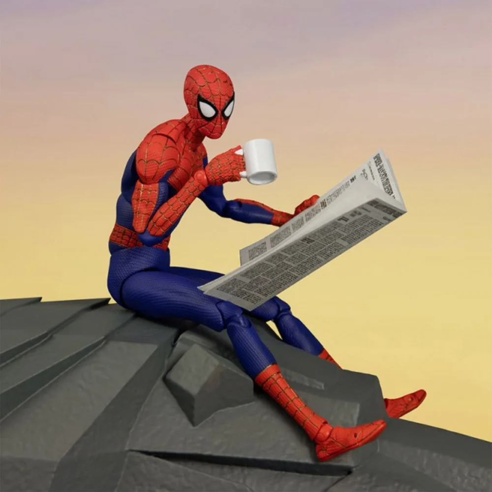 Spider-Man: Enter The Spider-Verse SV-ACTION Figure - Peter B. Parker (Special Version) Afbeelding 1