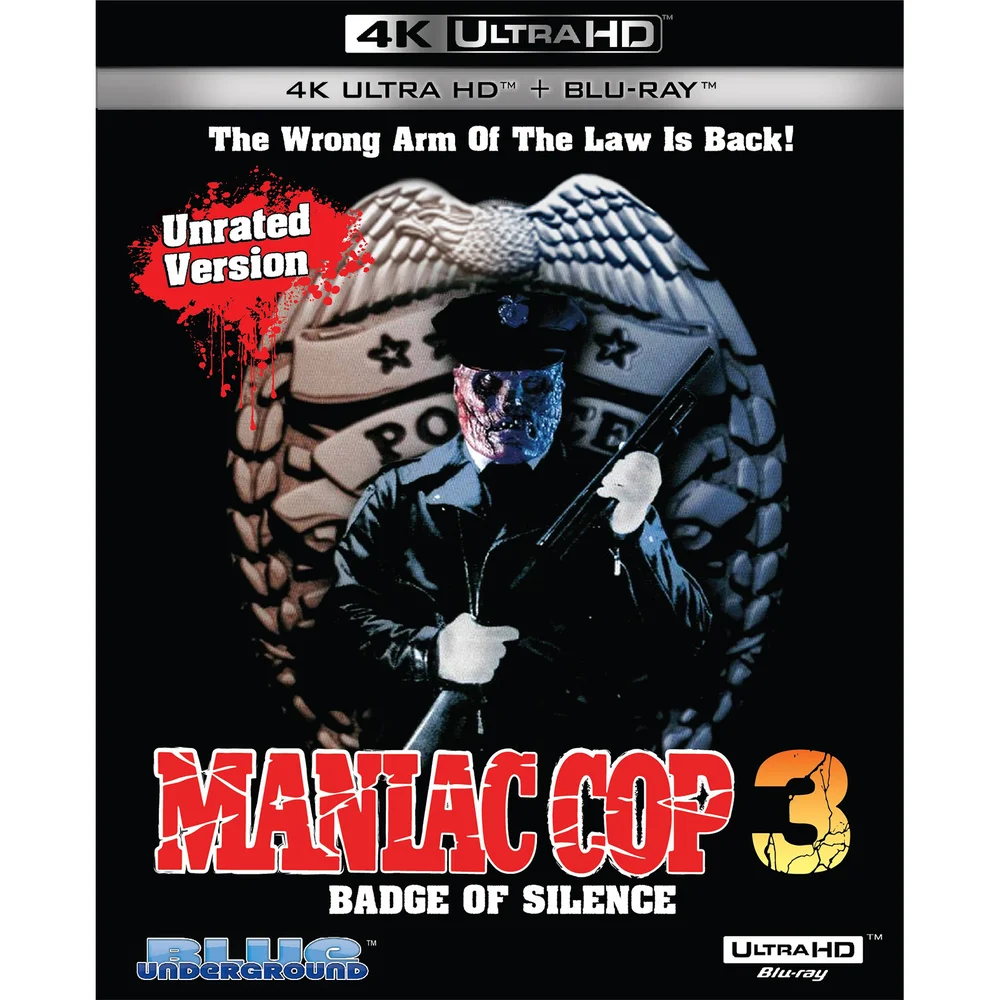 Maniac Cop 3: Badge Of Silence - 4K Ultra HD (Includes Blu-ray) Afbeelding 1
