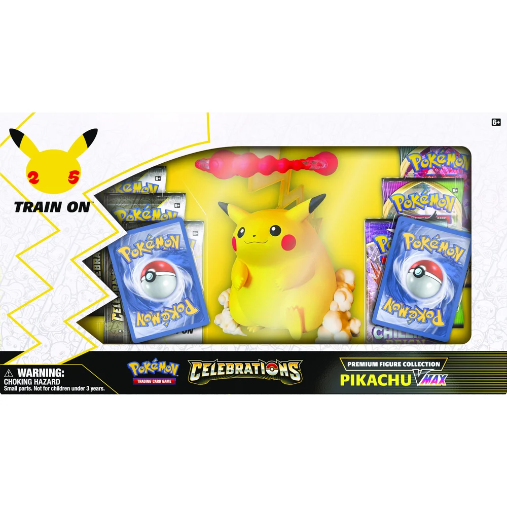 Pokémon TCG: Celebrations Premium Figure Collection - Pikachu VMAX (25th Anniversary) Afbeelding 1