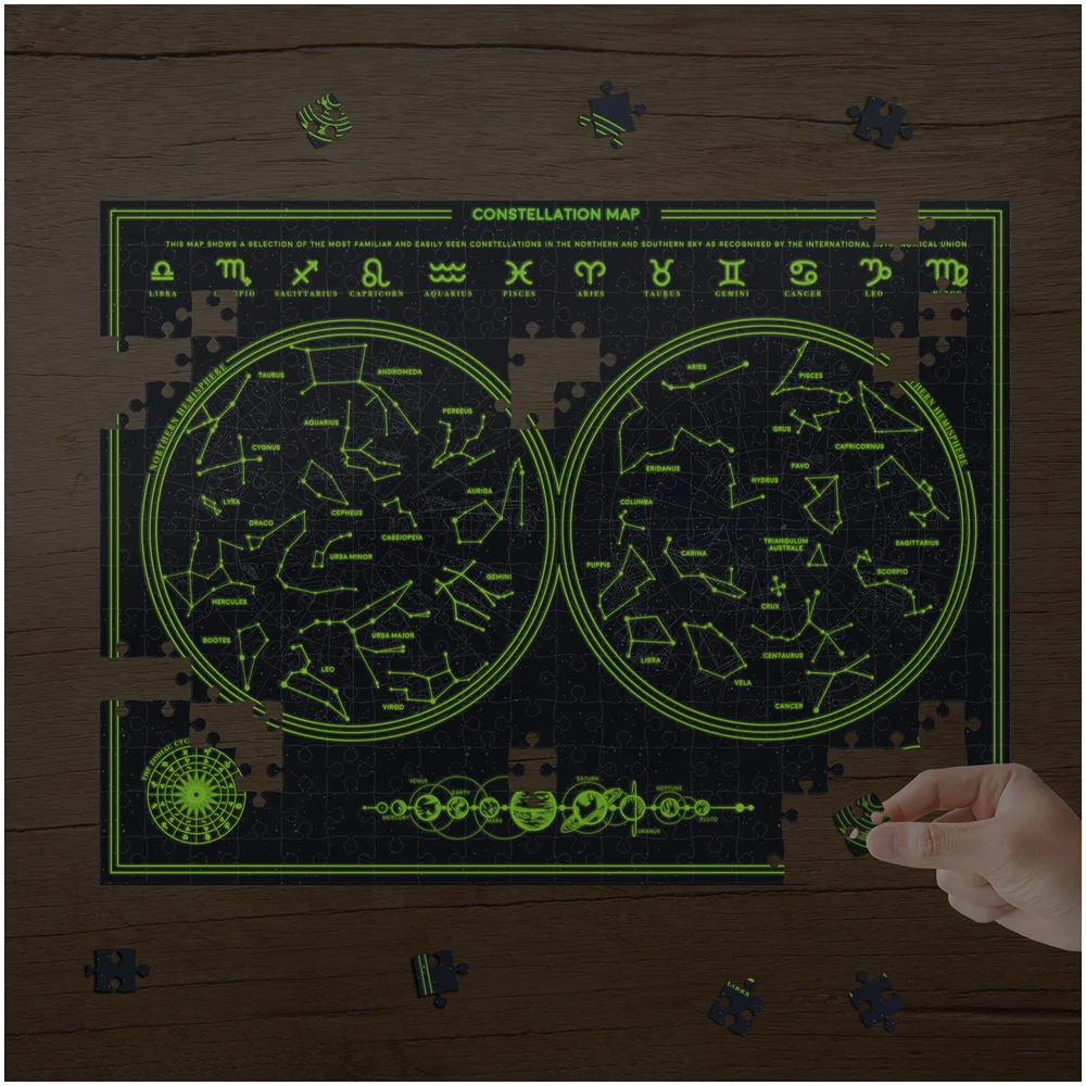 Glow in the Dark Constellation Puzzle Afbeelding 1