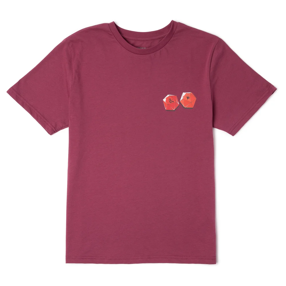 Dungeons & Dragons Temple Of The Dragon Queen Unisex T-Shirt - Burgundy - S Afbeelding 1