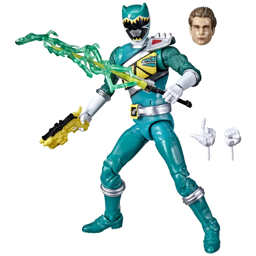 Hasbro Power Rangers Lightning Collection Dino Charge Green Ranger Action Figure Afbeelding 1