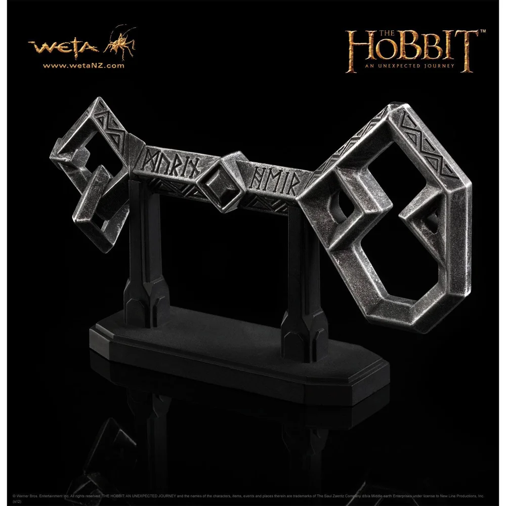 Weta Workshop The Hobbit Replica 1/1 Scale Key to Erebor 13cm Afbeelding 1